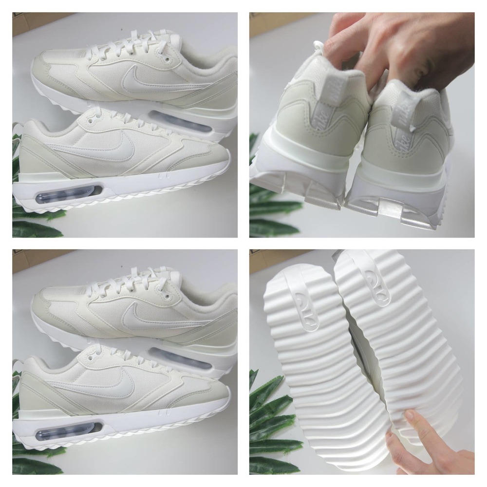 Nike Air Max Dawn White Cream Women's Sneakers Dm8261 001 - Picture 4 of 8